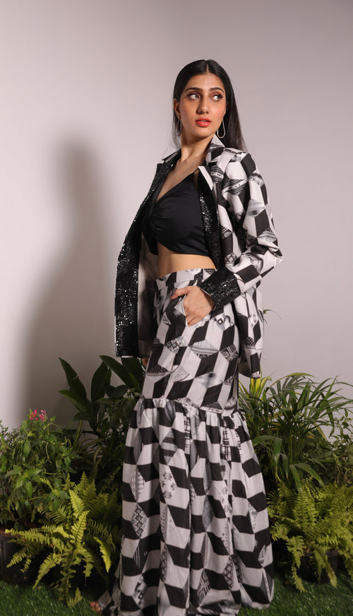 CUBE PRINT SHARARA SET