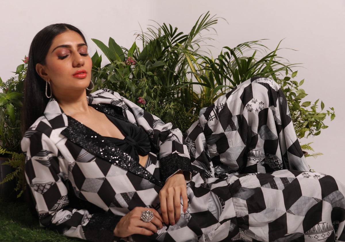 CUBE PRINT SHARARA SET