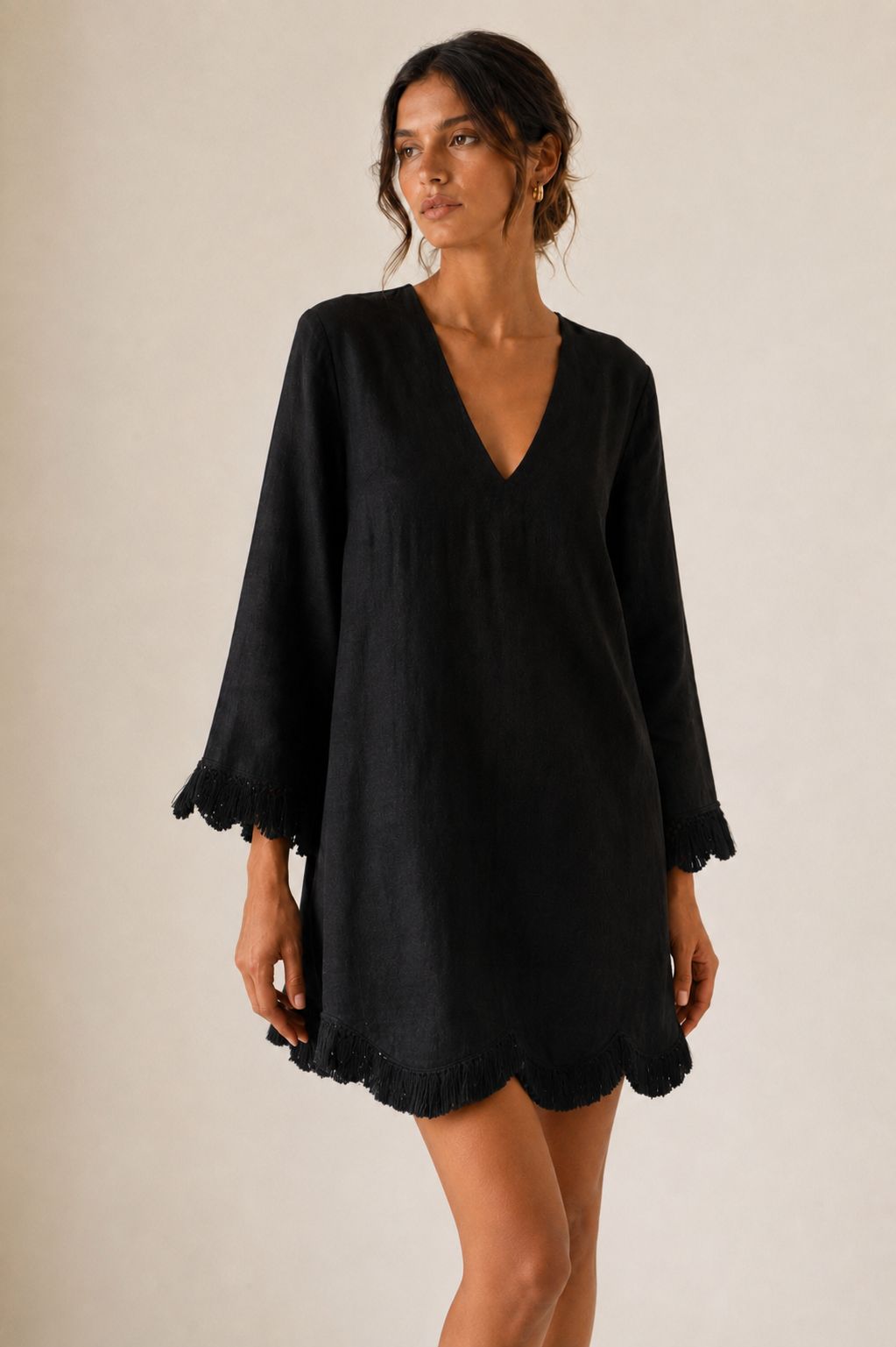 Linen Short Dress