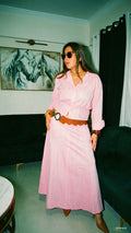 LINEN SHIRT & SKIRT SET