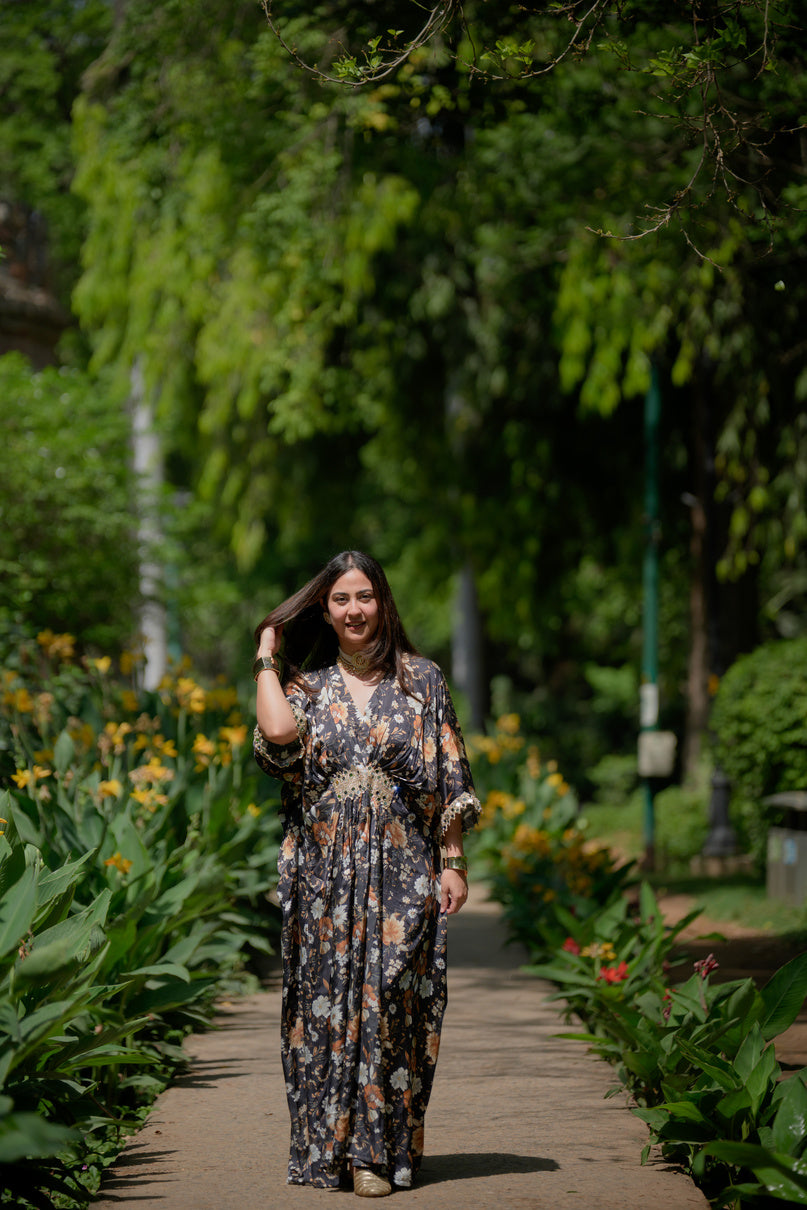 RAAT PRINT KAFTAN
