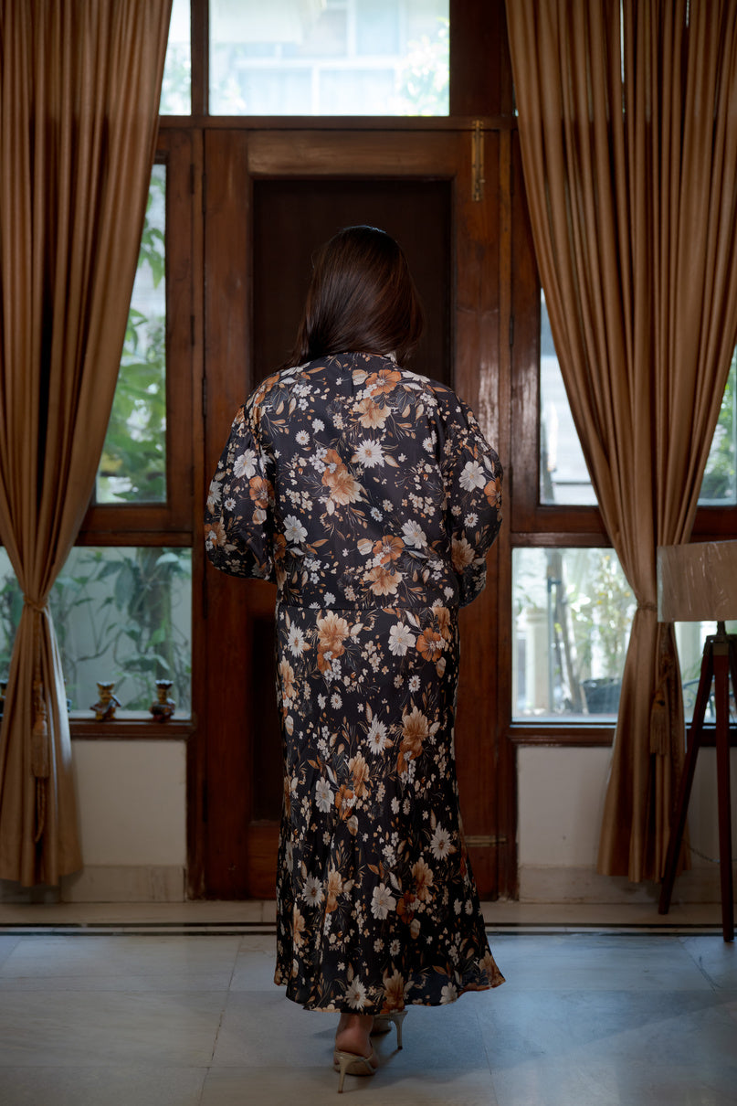 RAAT PRINT SKIRT JACKET SET