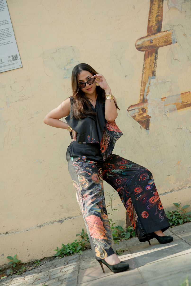 RAVEL WAIST COAT PANT SET