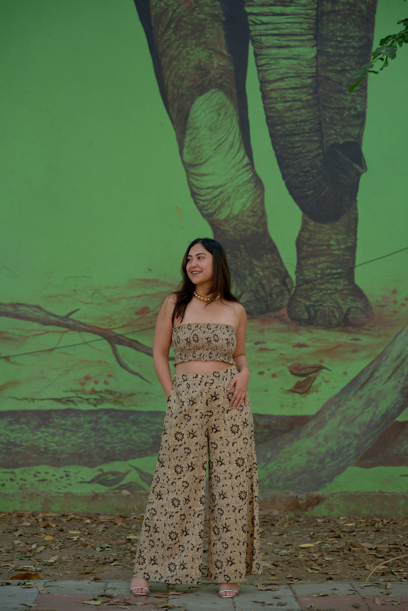 BLOCK PRINT PALAZZO CO-ORD